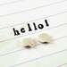 SPEECH BUBBLE STUDS sterling silver mismatched or matching speech bubble stud earrings / Talk, chat, speak, hello, comic book, fun handmade