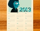 2013 Wall Calendar Poster - Limited Edition - Lady of Rock