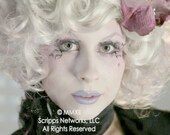 CAPITOL ESCORT WIG: Couture Powdered Silver & Lavender Fingerwave Bob designed by Traci Hines