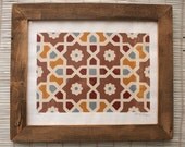 Indian Tiles print - Limited Edition of 40 - Unframed