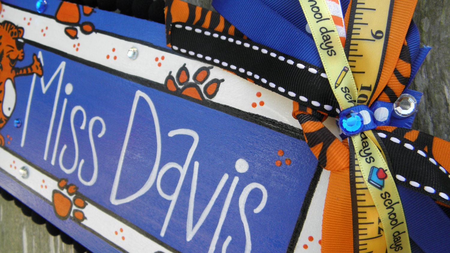 Personalized Teacher Name Sign CUSTOM