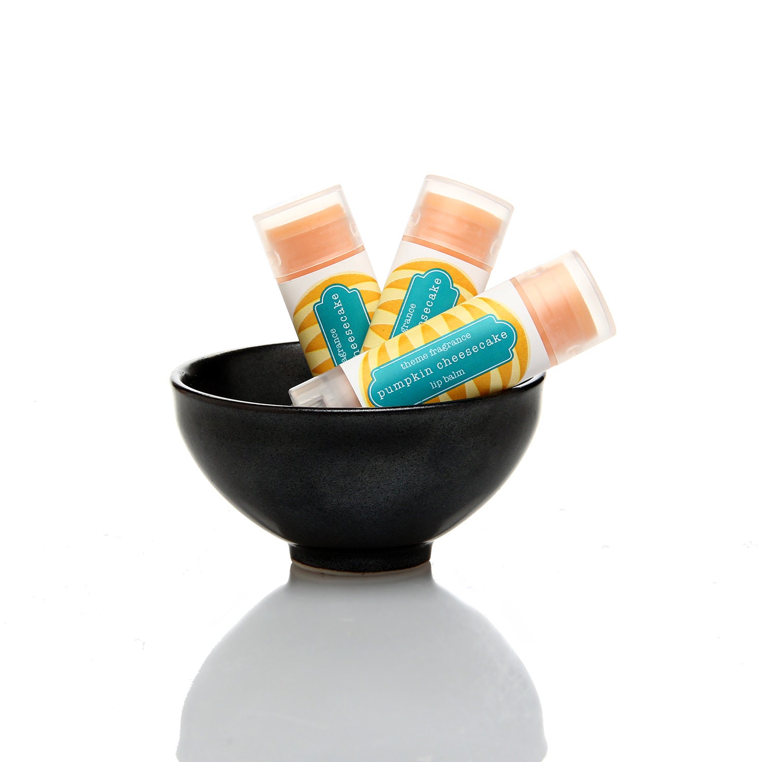 Pumpkin Cheesecake lip balm w/ Squalane Oil Theme Fragrance. Gift idea  glossy lip balm. - Mother's Day gift