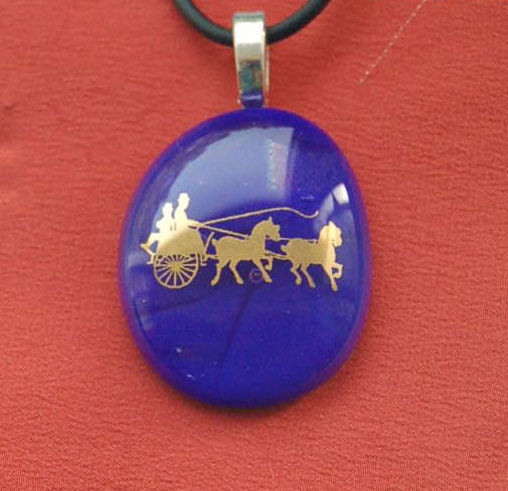 Horse Carriage Necklace