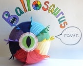 Ballosaurus - The Recycled Sweater Ball Dinosaur