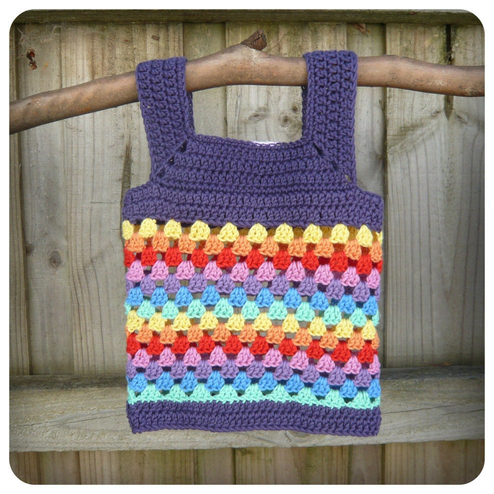 Little Granny Vest PDF Pattern Digital Baby Child