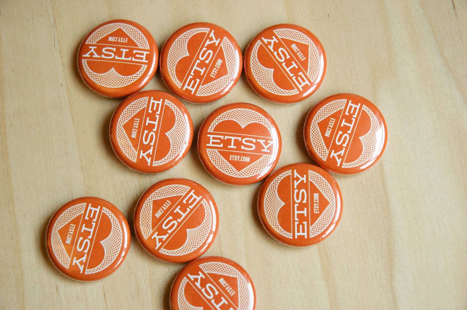 Etsy "Keepin' It Real" Buttons (Set of 10)