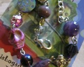 Purple Skull Bracelet