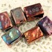 Raku Square Tube Beads