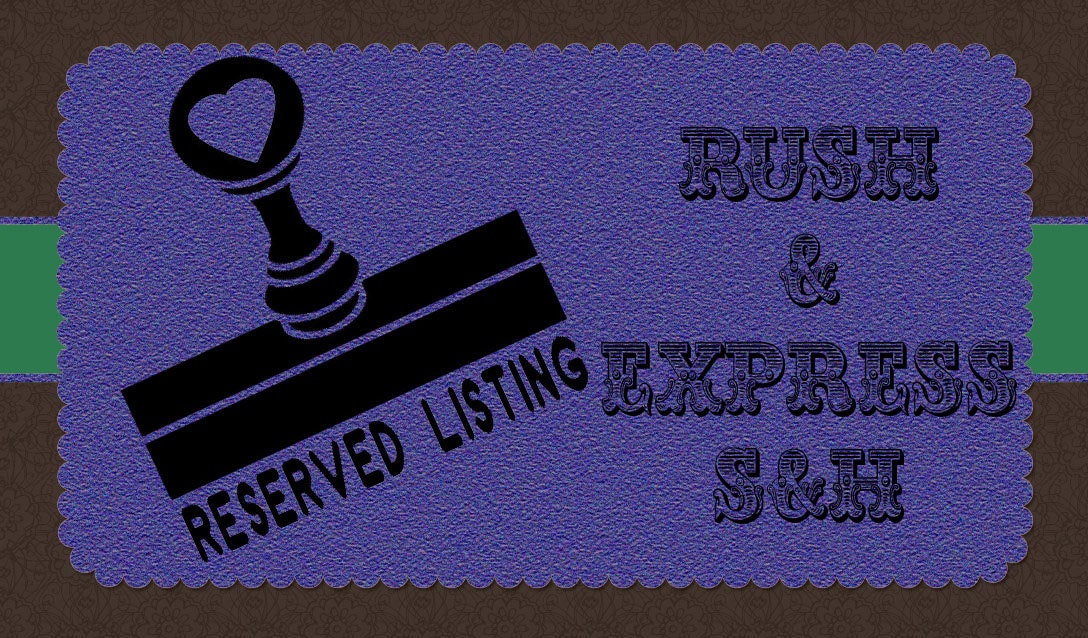 Rush with express s&h