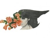 The Mechanics of Melancholia.   Limited edition print of an original collage by Vivienne Strauss.