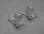 Sterling Silver Flower Post Earrings