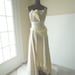 Romantic Wedding Dress Mrs Darcy Ecru Bridal Gown Shabby Chic Creme Brulee Bohemian Jane Austen Garden Woodland Steampunk Bride