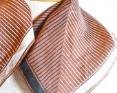 Mid-Century Op-Art - one of the earliest, vintage 1940's Vera Neumann Silk Scarf