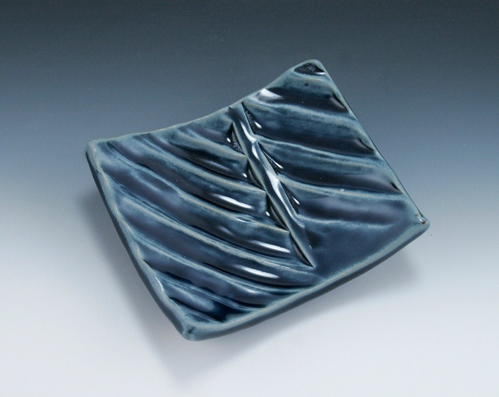 Dark Teal Soap Dish