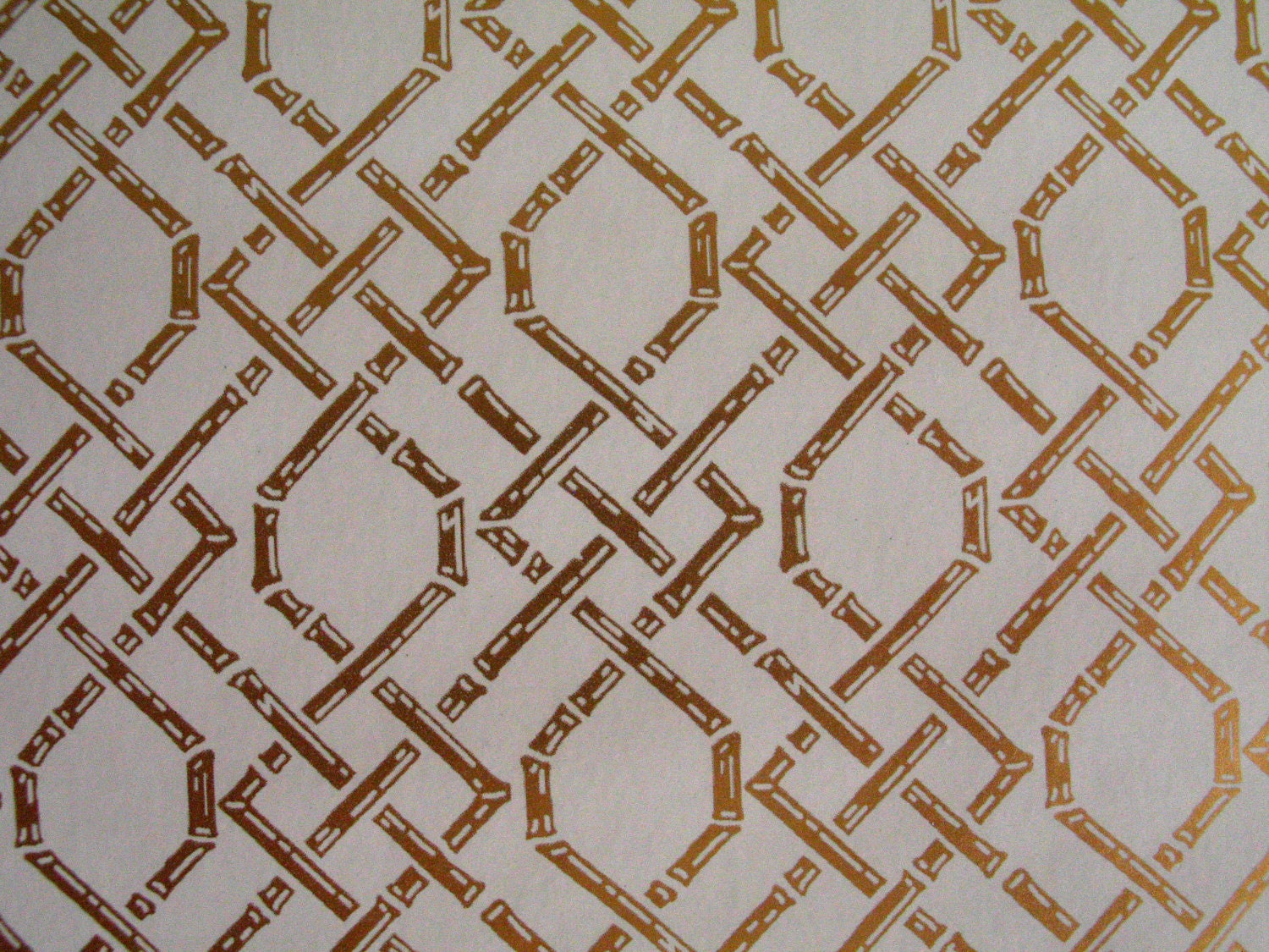 Gold Bamboo Trellis Pattern Contact Paper-Hollywood Regency