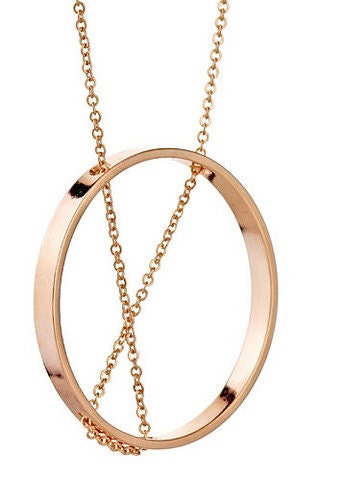Inner Circle Necklace 101 in Rose Gold