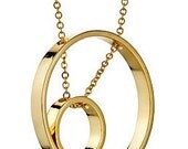 Inner Circle Necklace 110 in Yellow Gold