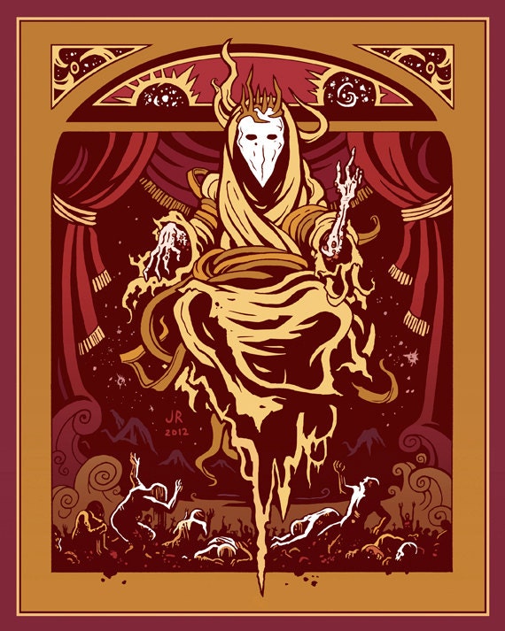 The King in Yellow   8x10 Print