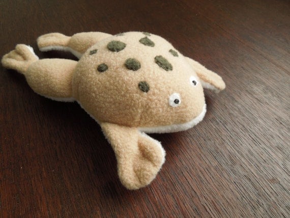 stuffed toad toy