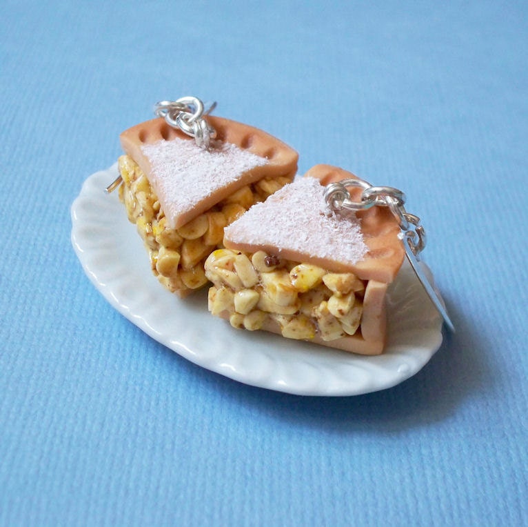 Apple Pie Slice - Dangle Earrings