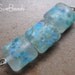 Reserved for Kathleen - SALE - Lampwork Beads - SueBeads - Nugget Beads - Silver Moon Dance Nugget Beads - Handmade Lampwork Beads - SRA M67