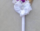 Wedding Broom-Jumping Broom-Big Bow Broom-Custom Made in your Color Choices