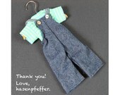 Hasenpfeffer "Thank You" Special - Outfit, Overalls, Little People, Googly-Eyed Bears