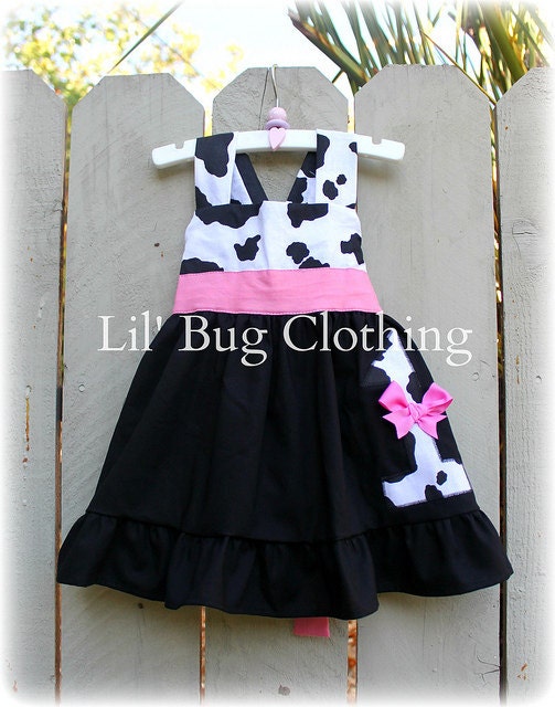 Custom Boutique Clothing Country Cowgirl Light Pink Sash Bow Personalized  Dots Western Wear Jumper Dress