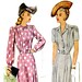 Vintage 40s Shirtwaist Dress Pattern- Bust 40- McCall 6486- Missing Instructions