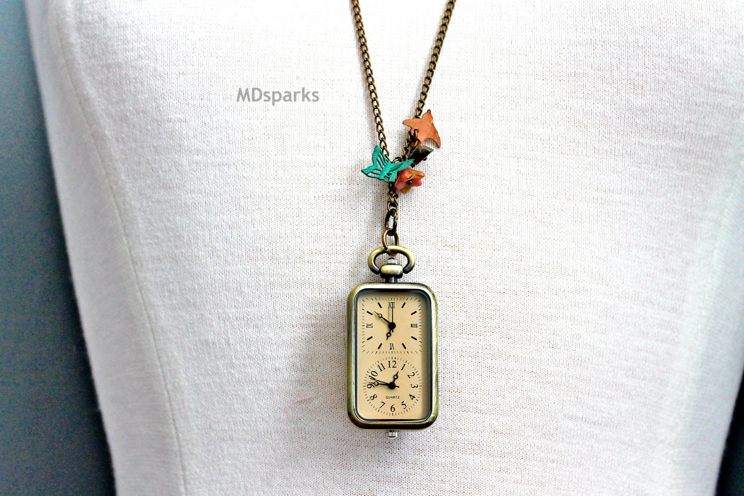 Paris Watch Necklace
