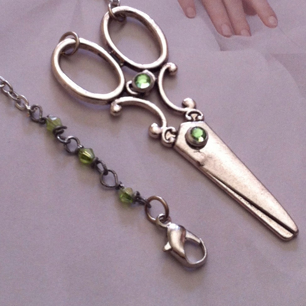 Hair Stylist Victorian Style Scissor Necklace-Bohemian Gypsy Style