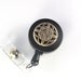 ID Badge Reel ANTIQUE GOLD beaded lanyard