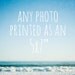 FREE SHIPPING You pick any photo in my shop to be printed in 5x7 size - whimsical, beach and nursery decor, butterflies, typography