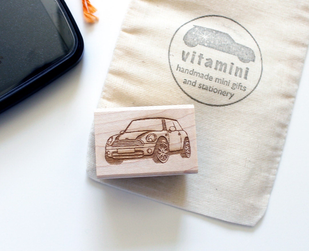 New MINI Cooper Rubber Stamp