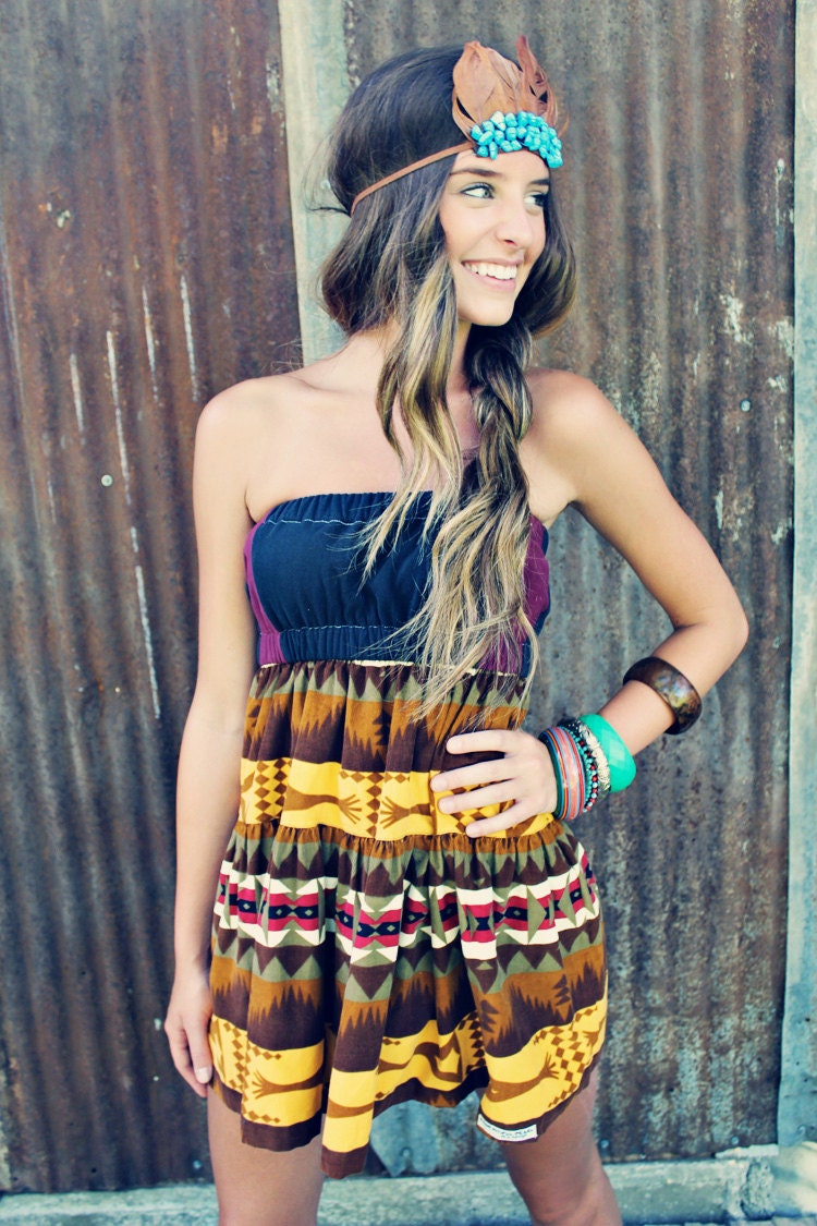 Poor Pitiful Pearl Aztec Tube Top