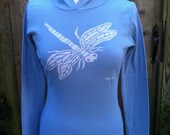 Sky Blue Dragonfly Women's Hoodie