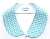 Limited Edition Peter Pan Collar Minty Mountains and Swallow