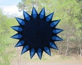 16 Point Navy Blue Waldorf-Inspired Window Star