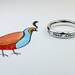 My Heart is Yours Forever, size 2 1/2 Sterling silver ring engraved