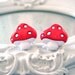 Mushroom plugs for gauged ears 8mm 0g stretched ears