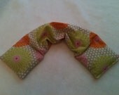 Heat Pack or Cold Therapy Wrap/ Neck Shoulder/ Flax Seed,Mint, Lavender - Zinnia