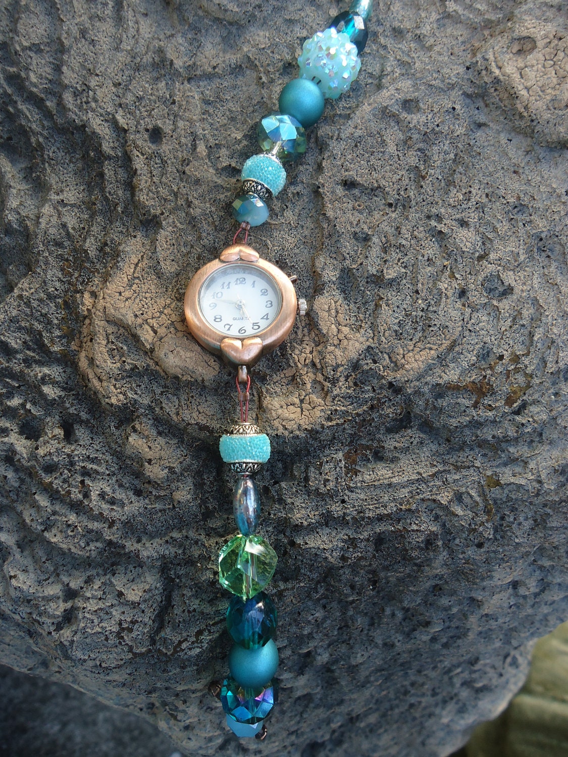Shades of Turquoise Toggle Bracelet