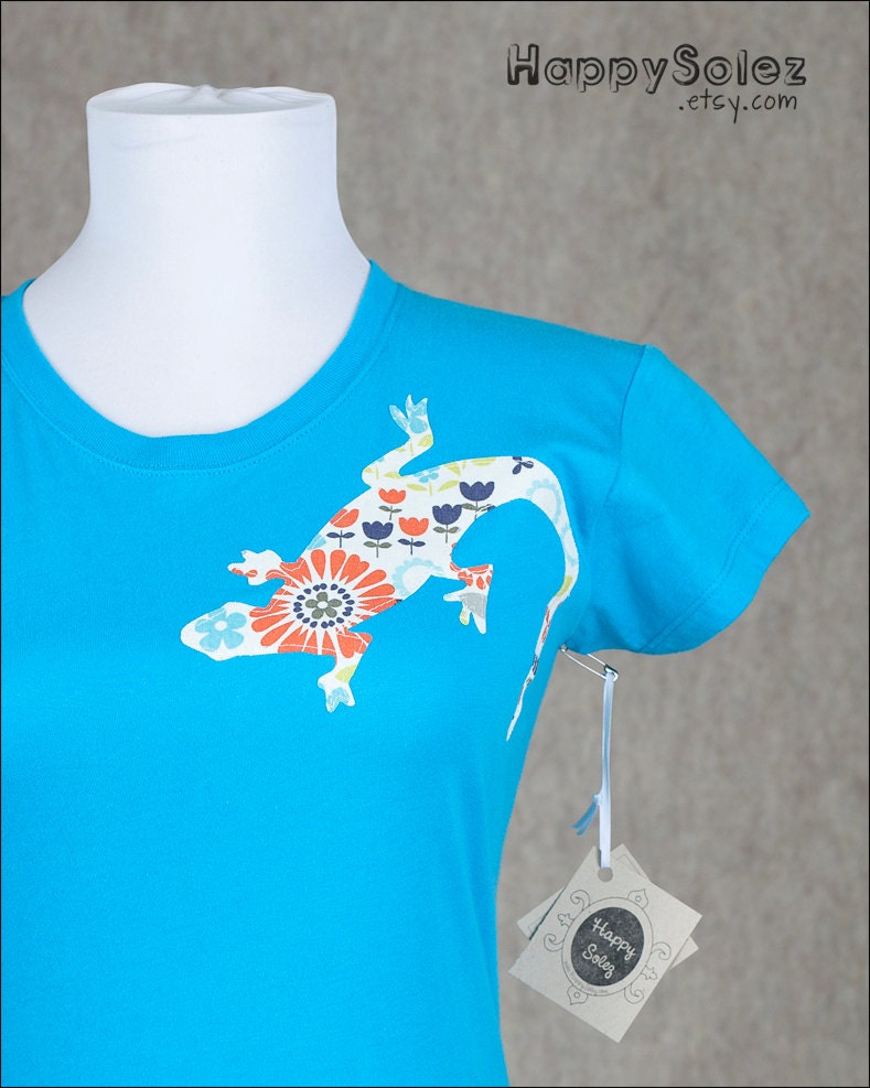 Lizard Applique Tee (Ready to Ship)