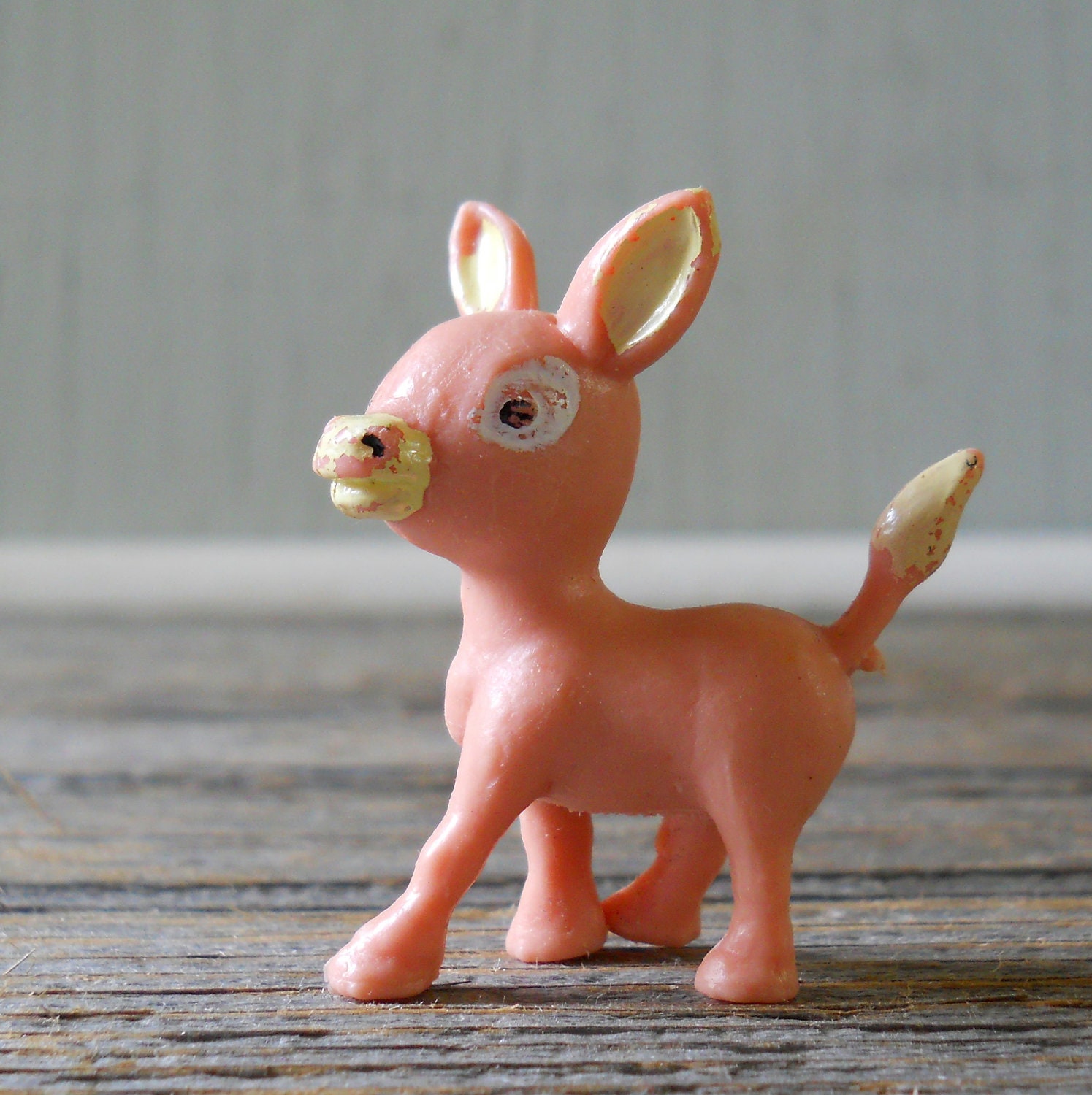 Little Plastic Donkey Made in Hong Kong