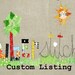 CUSTOM LISTING FOR Teresa