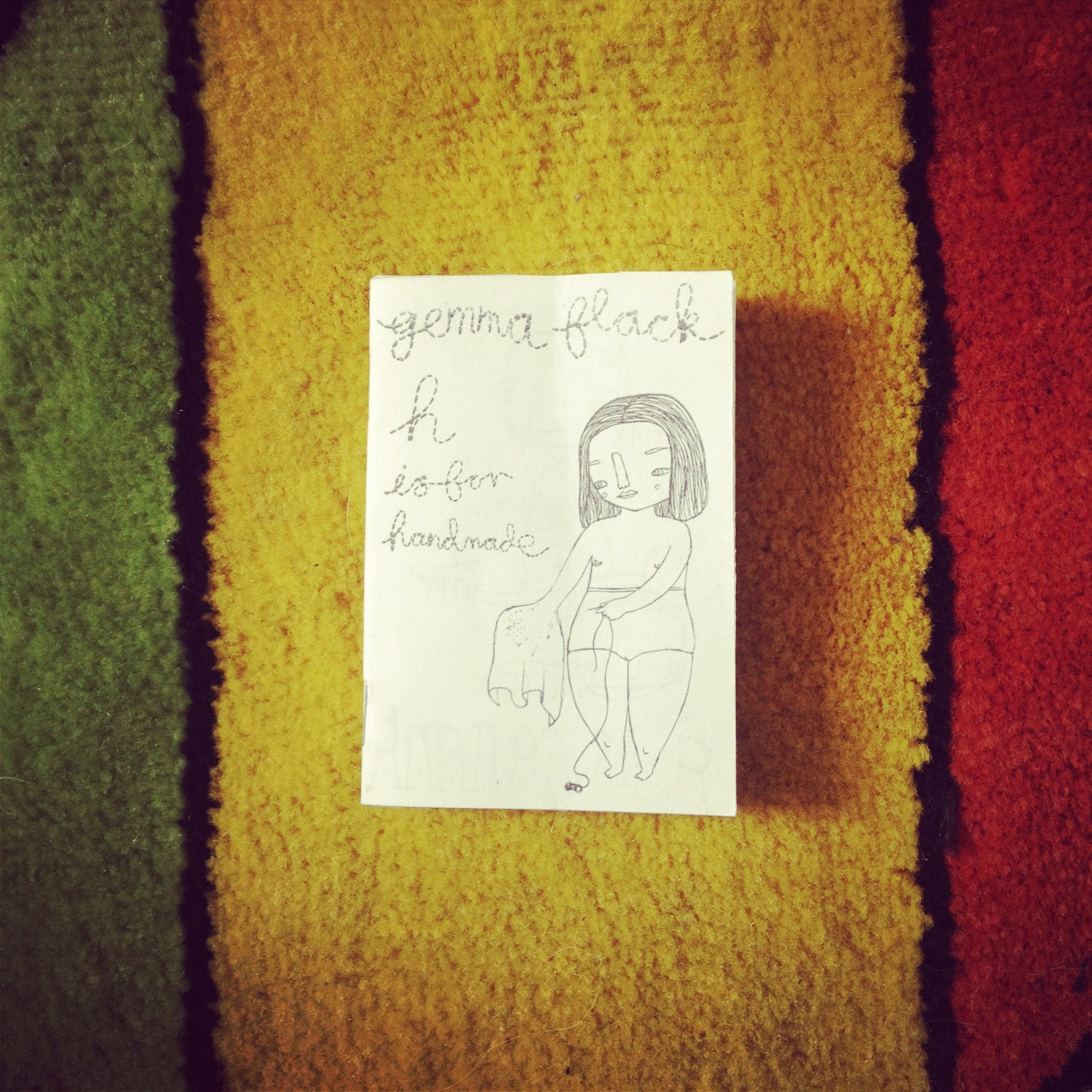 H is for Handmade - Illustrated Alphabet Zine Comic