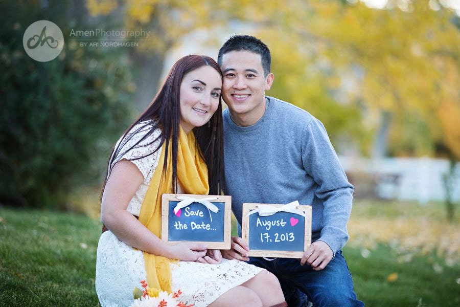 Set of 2 Hanging Chalkboard Photo Prop Signs (You Choose Colors) - Item 1145