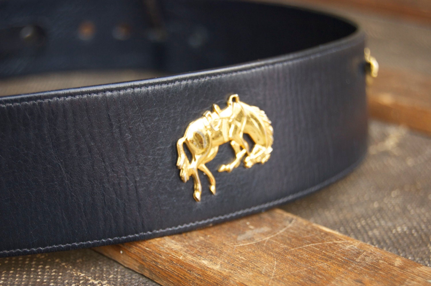 dSLR Wide Cowboy Leather Camera Strap