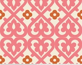 Riley Blake, Indian Summer, Pink Damask Quilting Cotton, 1/2 Yard, more yardage available