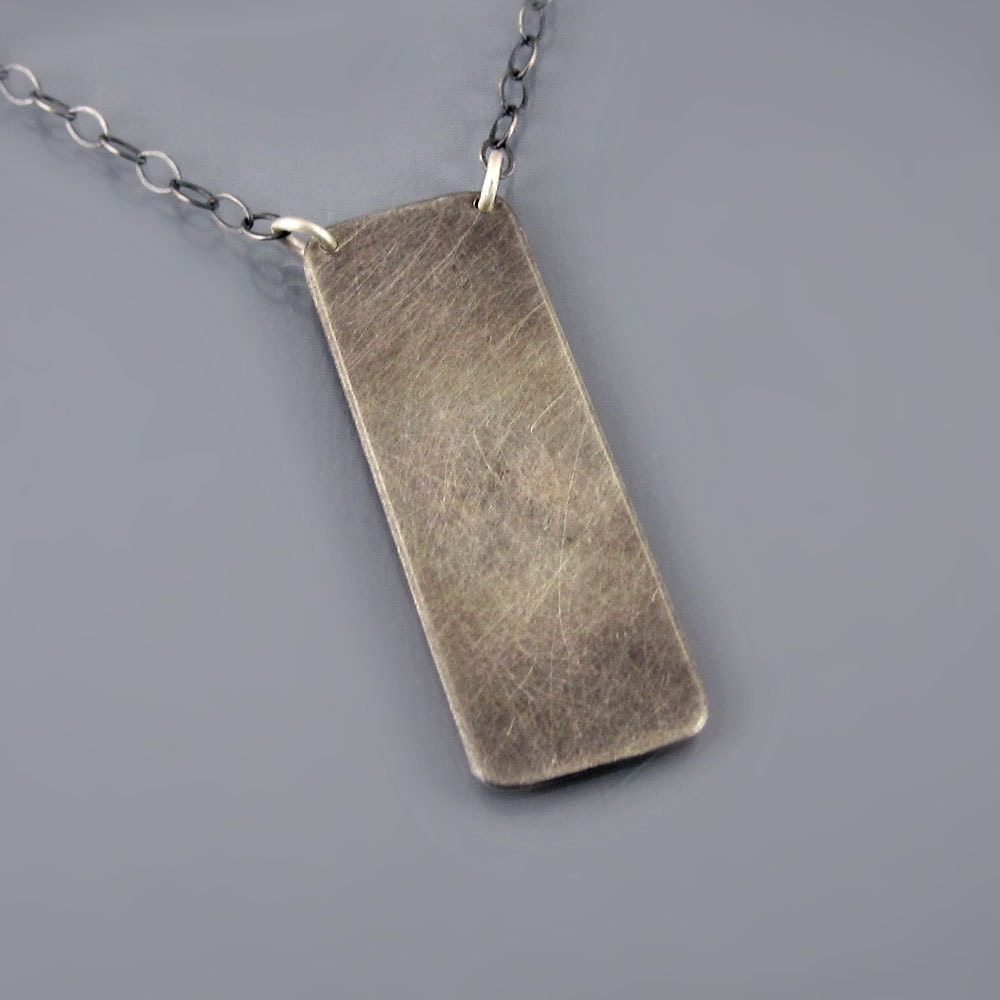Small Feather Necklace - silver feather jewelry